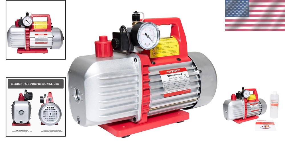 Dual-Stage Vacuum Pump for HVAC/Auto AC - 500P