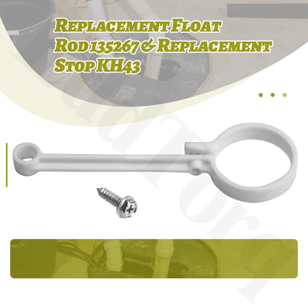 KH29 Float Rod Guide for Flint Walling/S-tar, Use With 135267 White