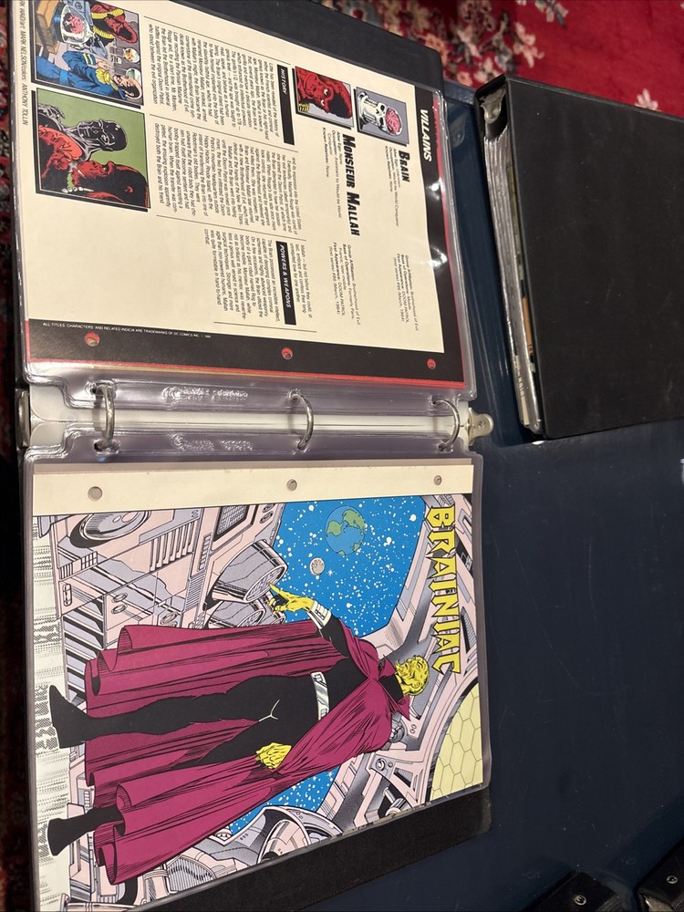 Comic Book Bio Binder