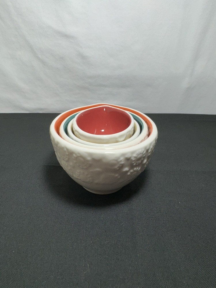 Threshold 4 Nesting Measuring Cups With Pour Spout Stoneware
