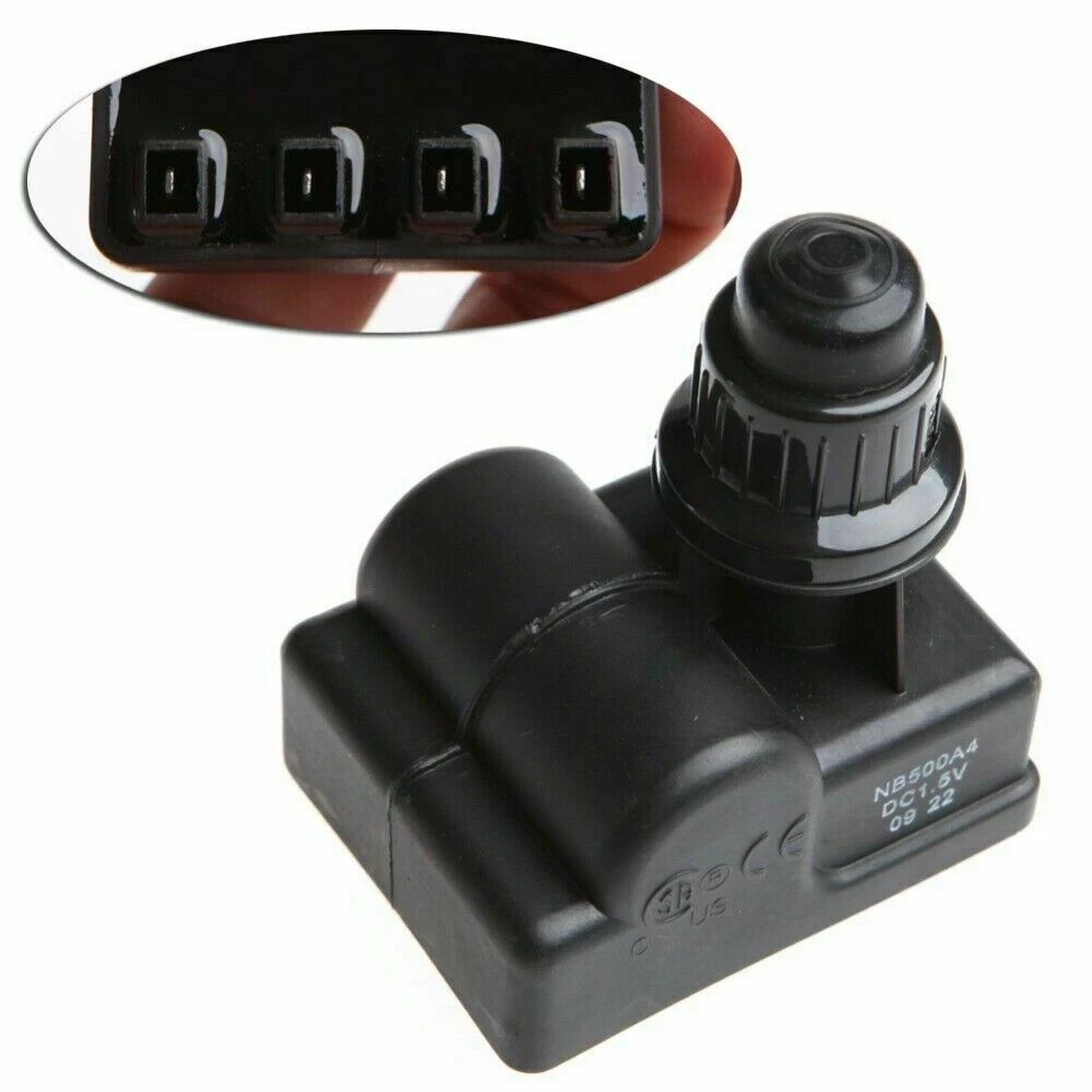 Spark Generator BBQ Gas Grill Replacement 4 Outlet Push Button Pulse Ignitor