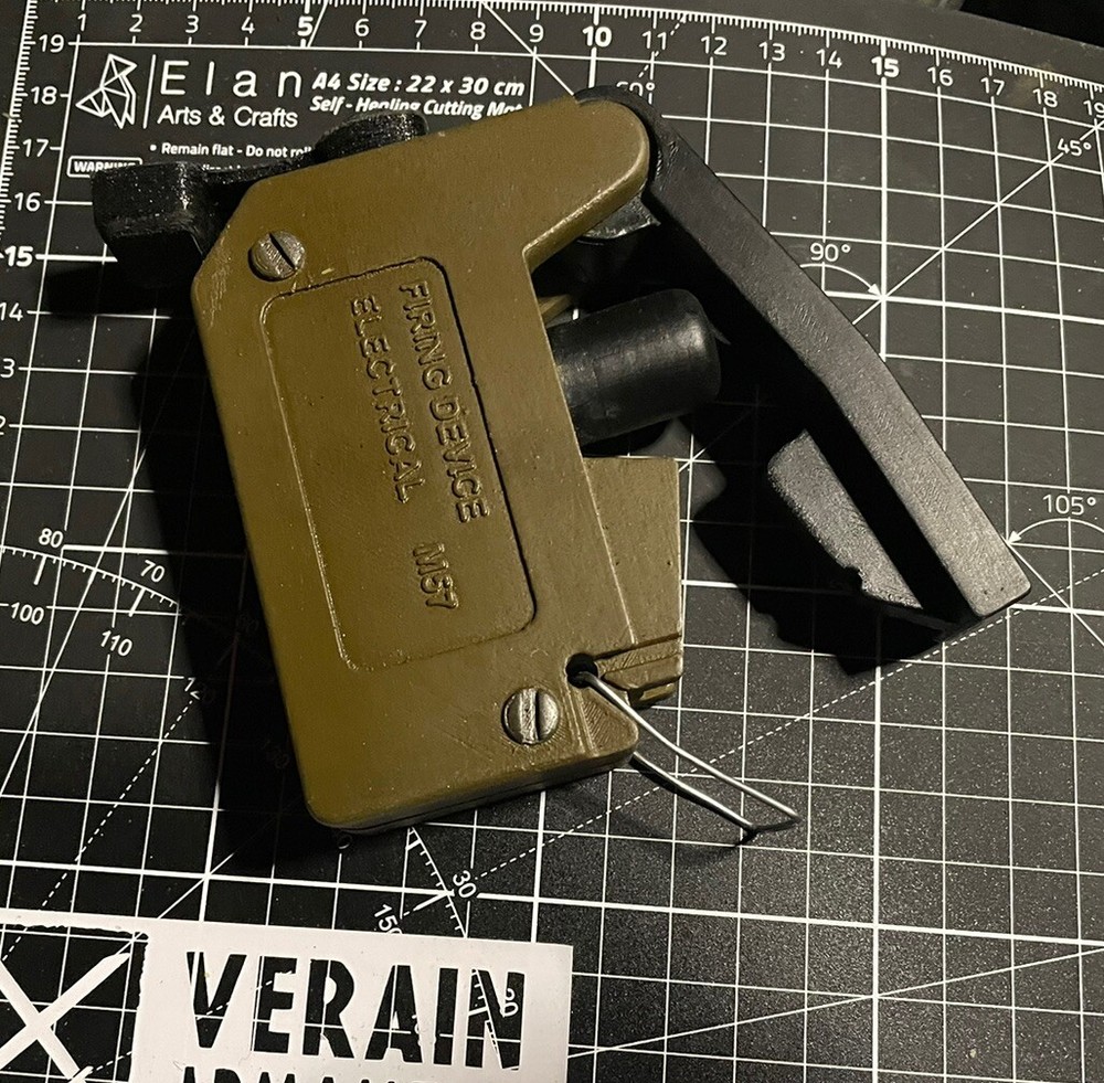 CLACKER M57 Replica 3D Printed, Spring Loaded Detonator, Complete Build