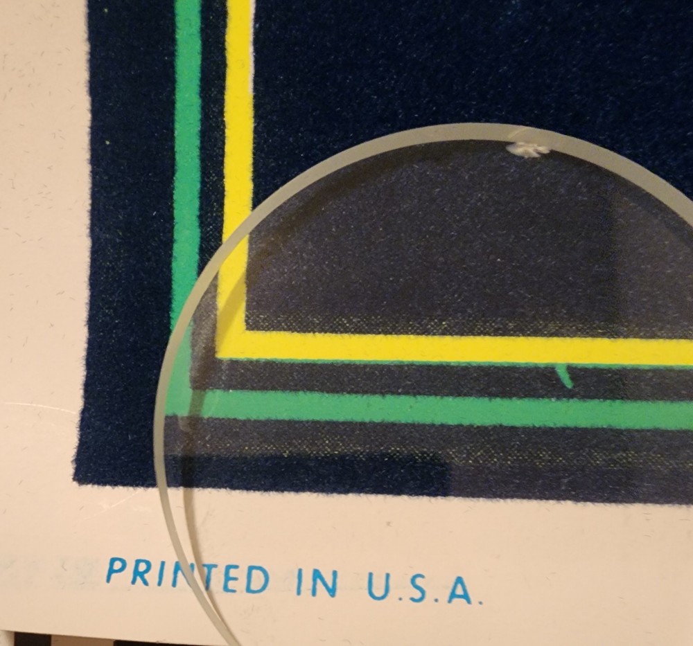 VINTAGE ASIA BAND BLACKLIGHT POSTER