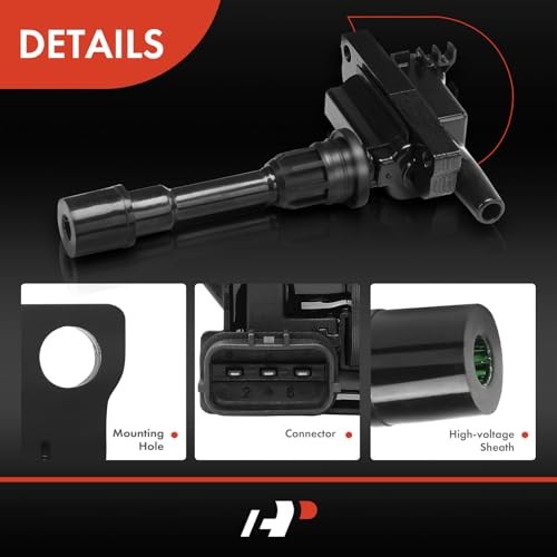 Engine Ignition Coil Pack Compatible with Mazda Protege 200-2003 2.0L, 1