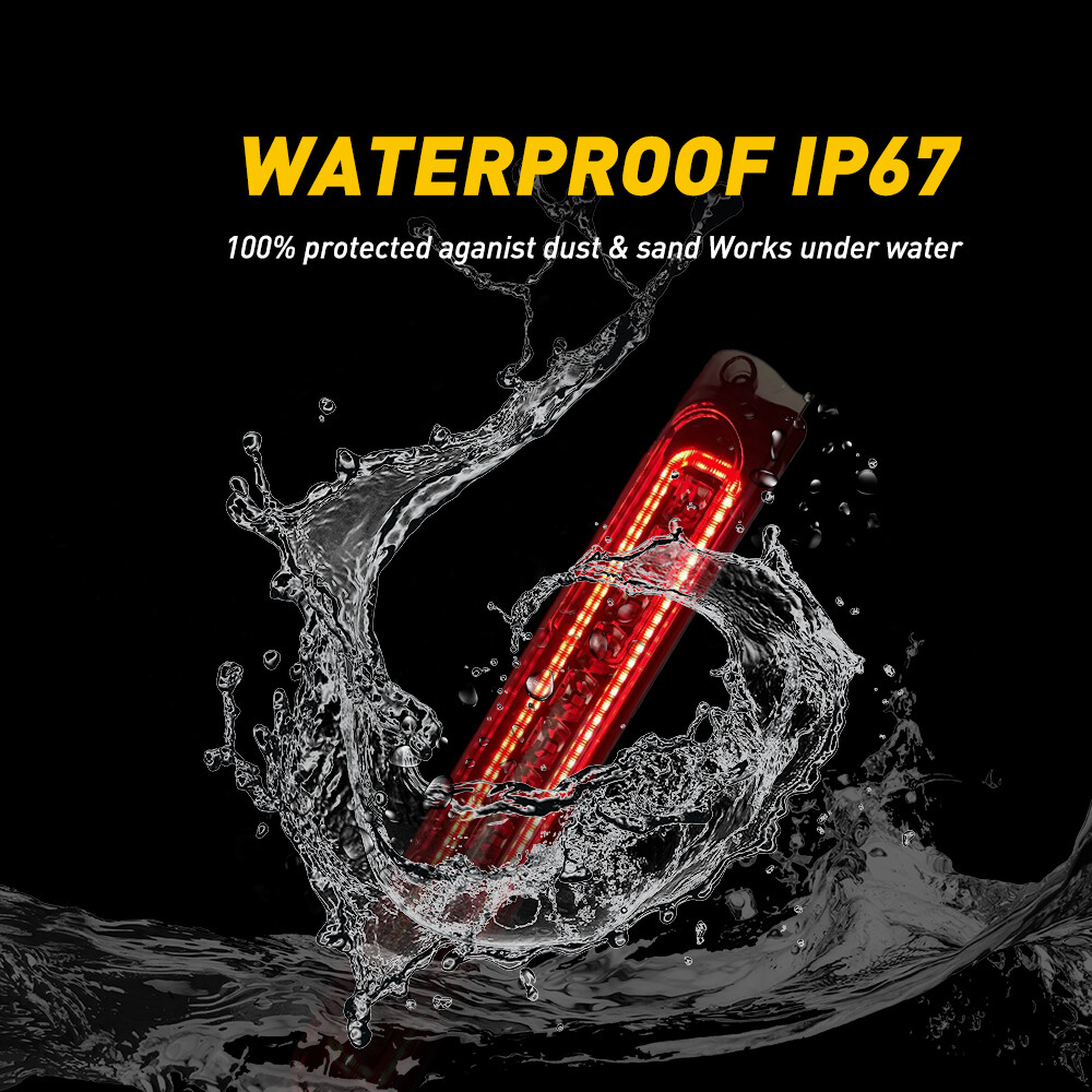 Led 3rd Third Brake Light Cargo For Ford 2000-2005 Excursion Red+white Smoked