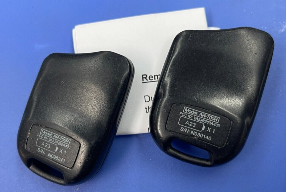 2x ARCTIC START AR-700R Compustar 700R Replacement Remote VA5JR260A433