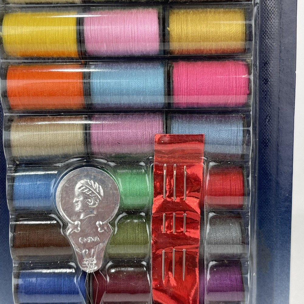 Coats & Clark Spun Polyester Thread 24 Spools 10 Yards Each Light & Dark Shades