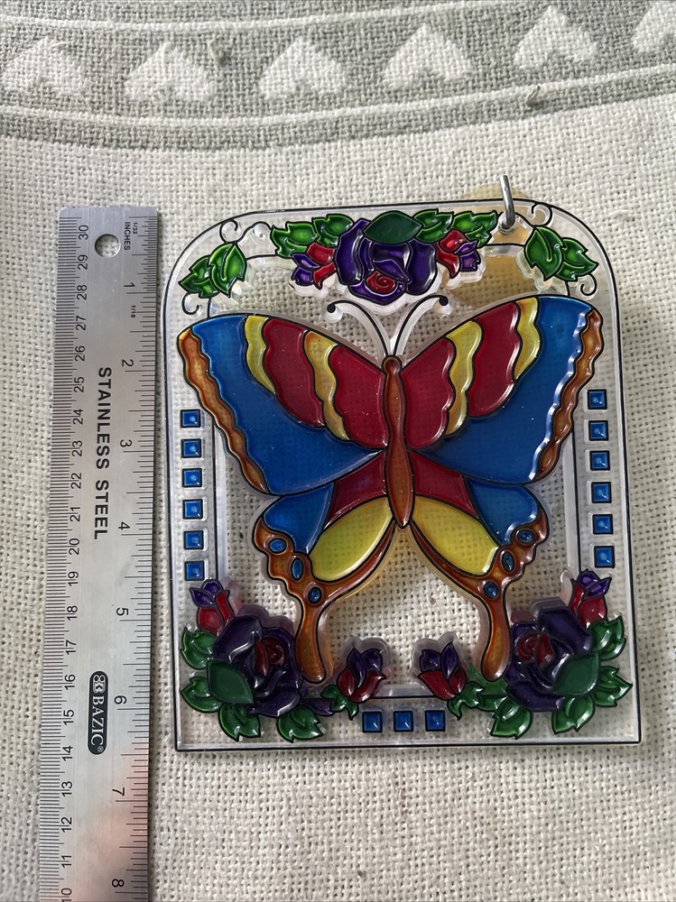 Plastic Butterfly Suncatcher
