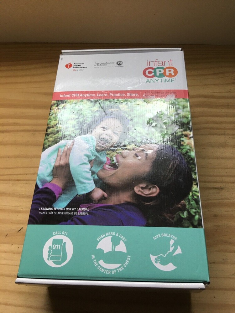 Infant CPR ANYTIME Learn Practice Share by Laerdal New in Open package