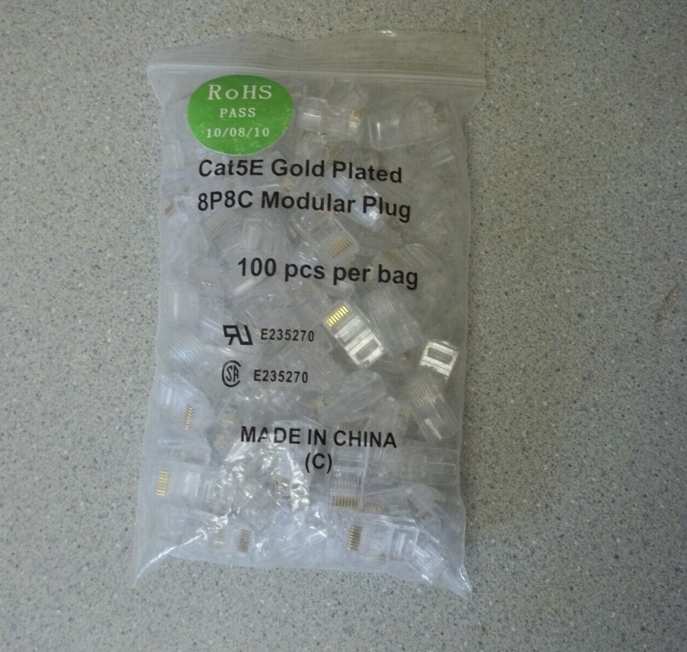 CAT 5E Patch Panel CAT 5E Patch Cords CAT 5E Modular Plugs