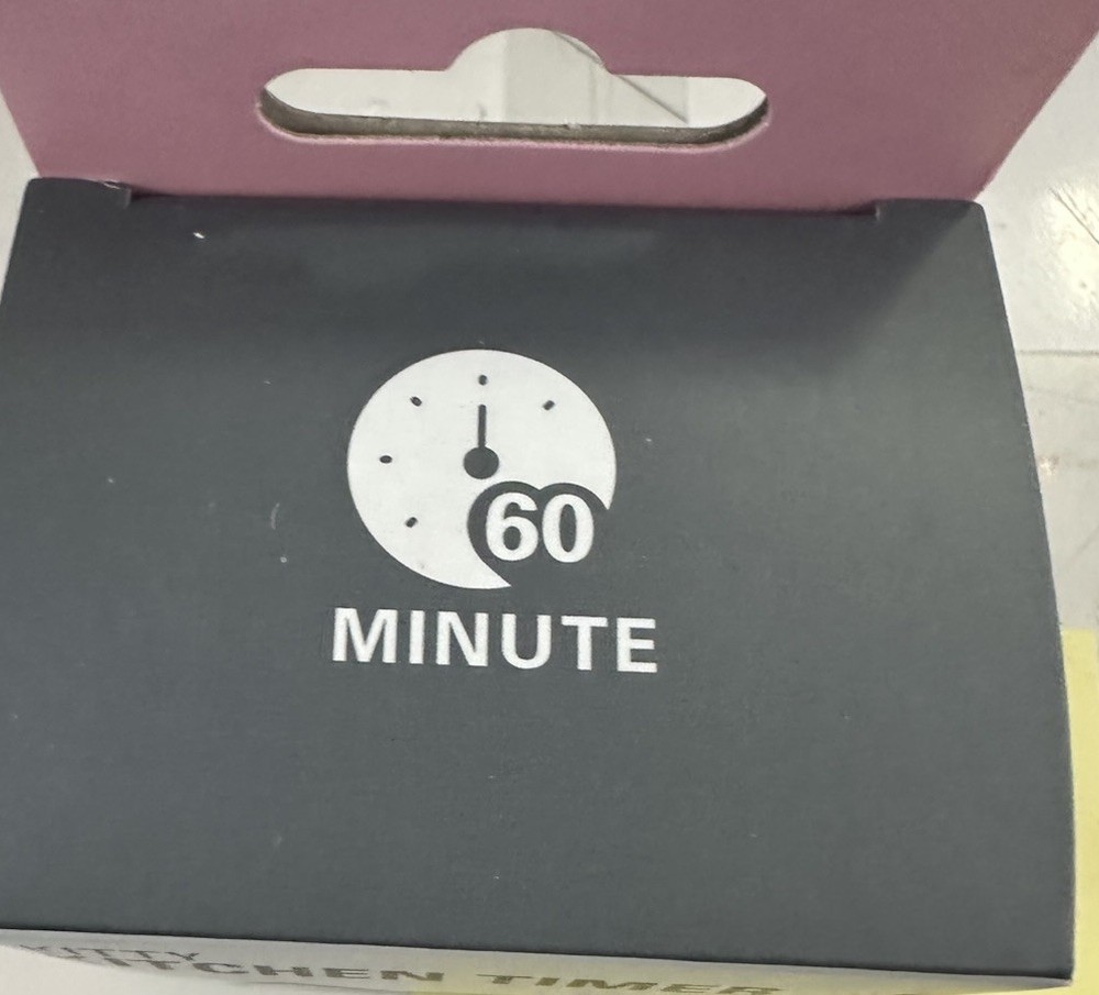 Kikkerland Kitty Kitchen Timer, NEW