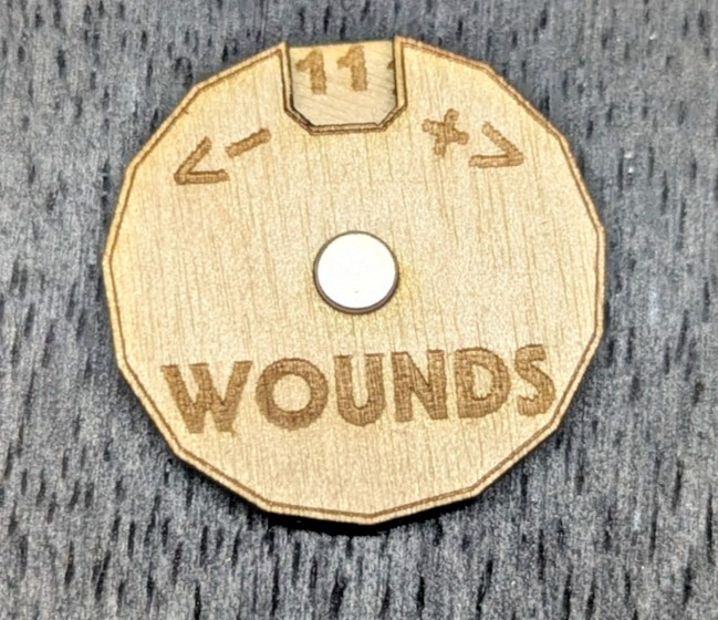 Battle Tracker & Wound Counters– Warhammer 40k, Kill Team Tabletop Wargames