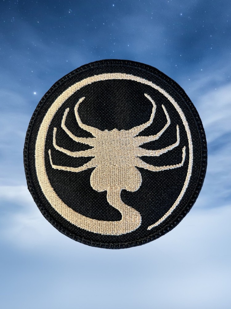 Face Hugger Alien Embroidery Patch 4.04" X 4.04"