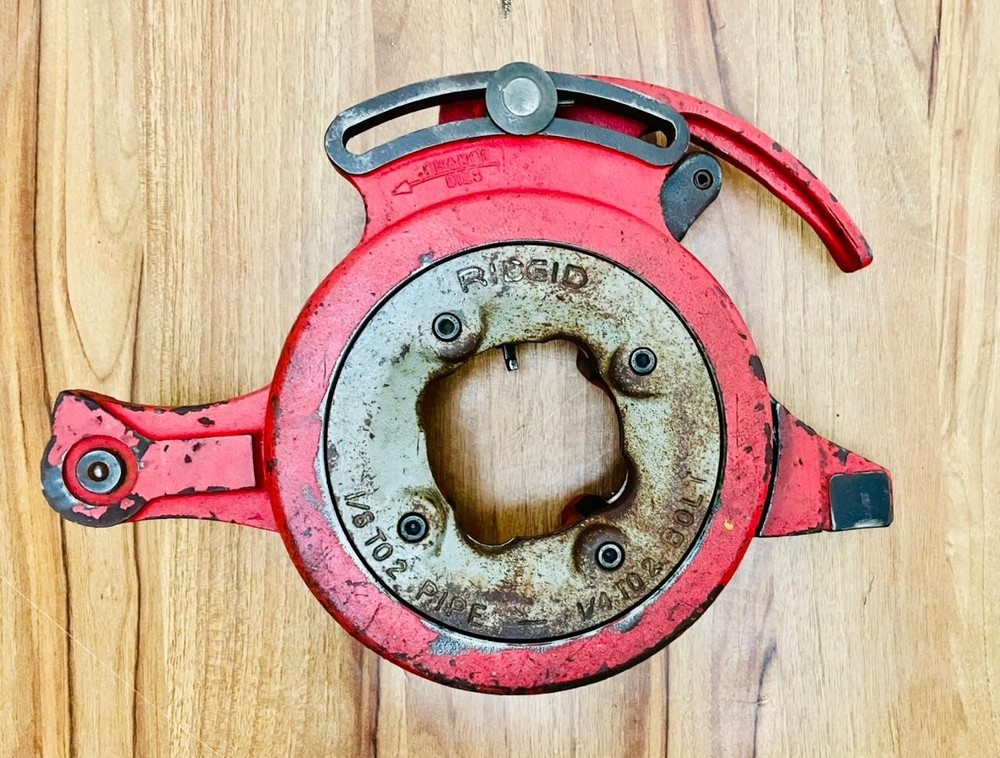 Ridgid Receding Die Head Pipe Threader/Threading Machine 1/2" to 2" BSPT