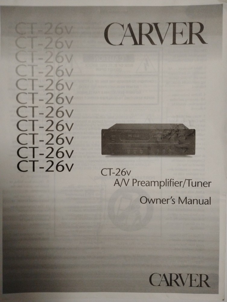 Carver MV-5 CD Changer