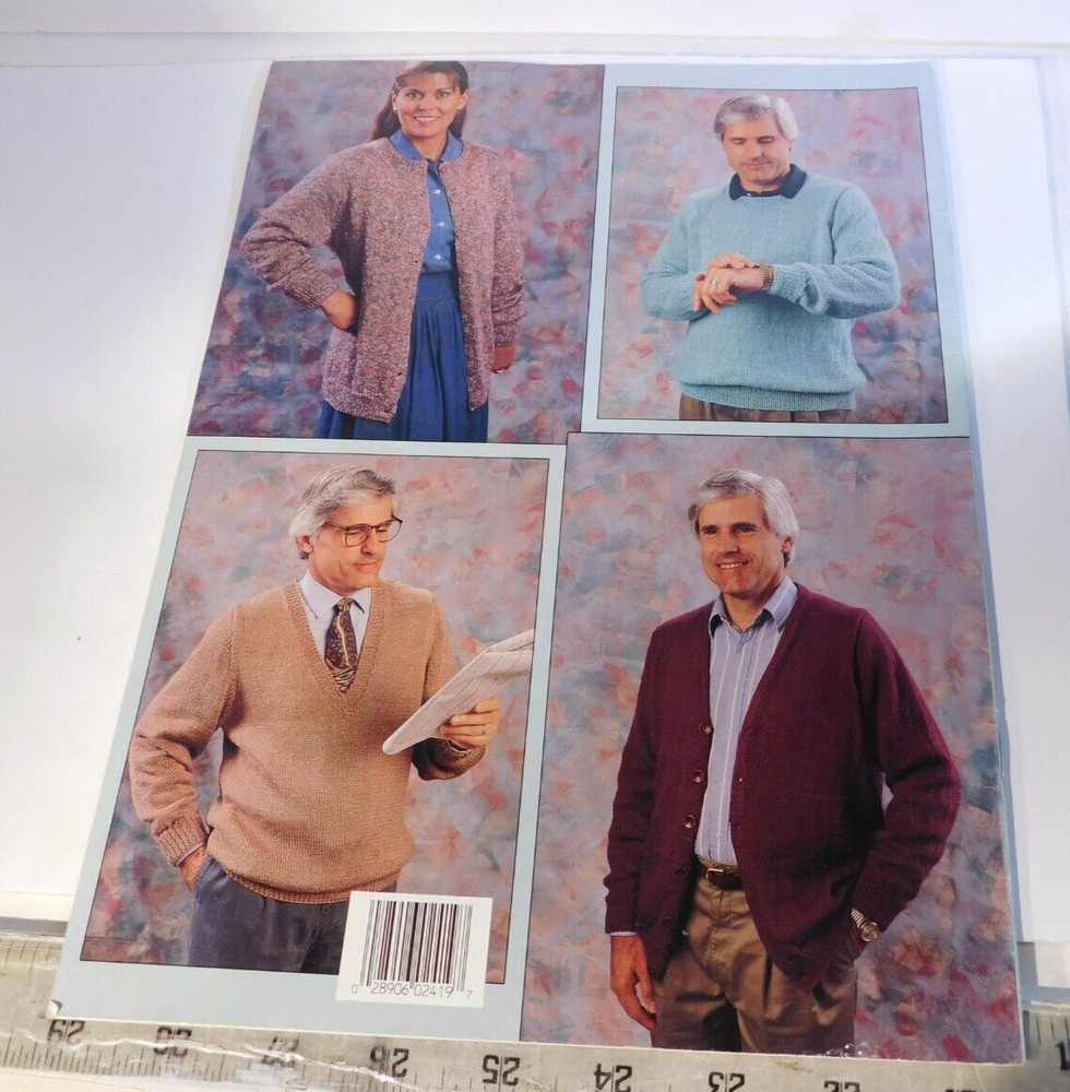 Back to Basics -vintage needlework book - Knitting - pullovers and Cardigans