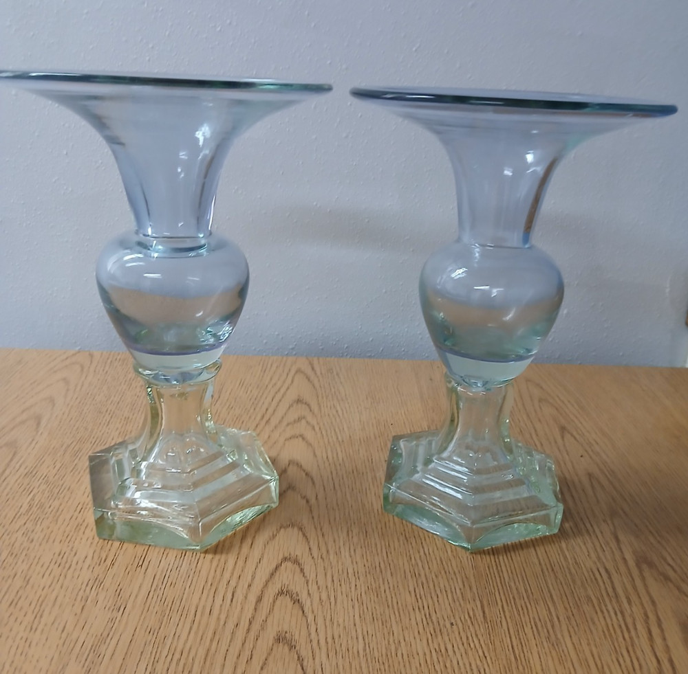 glass vase / candle holder