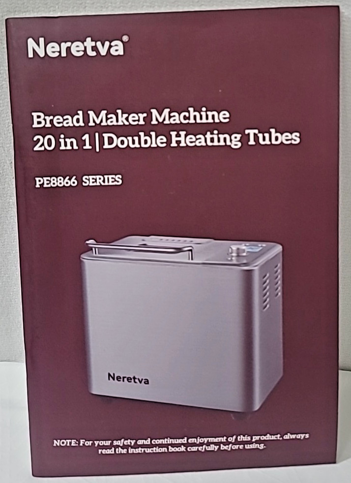 Neretva Bread Maker Machine Model PE8866 Silver