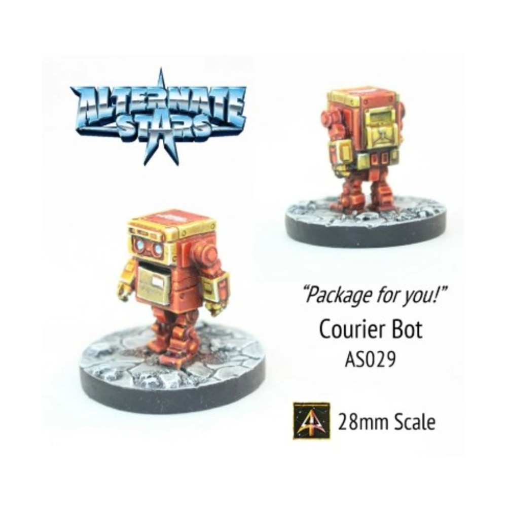 Alternative Armies Sci-Fi Mini 28mm Courier Bot Pack New