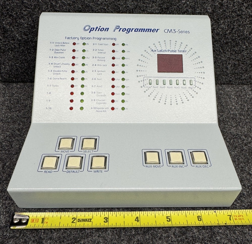 COMPUSTAR OPTION PROGRAMMER CM3-SERIES RARE/VINTAGE/FIRSTECH/HARD TO FIND
