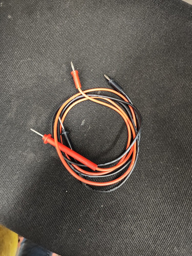 2 Pomona  Banana Plug Patch Cord with one end a probe