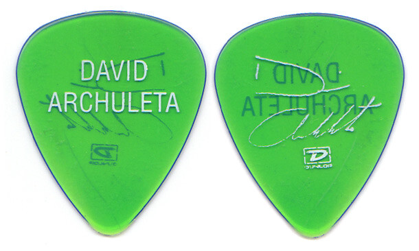 David Archuleta Guitar Pick : 2009 Tour American Idol signature