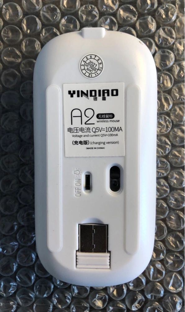 Yindiao A2 Wireless Mouse (white)