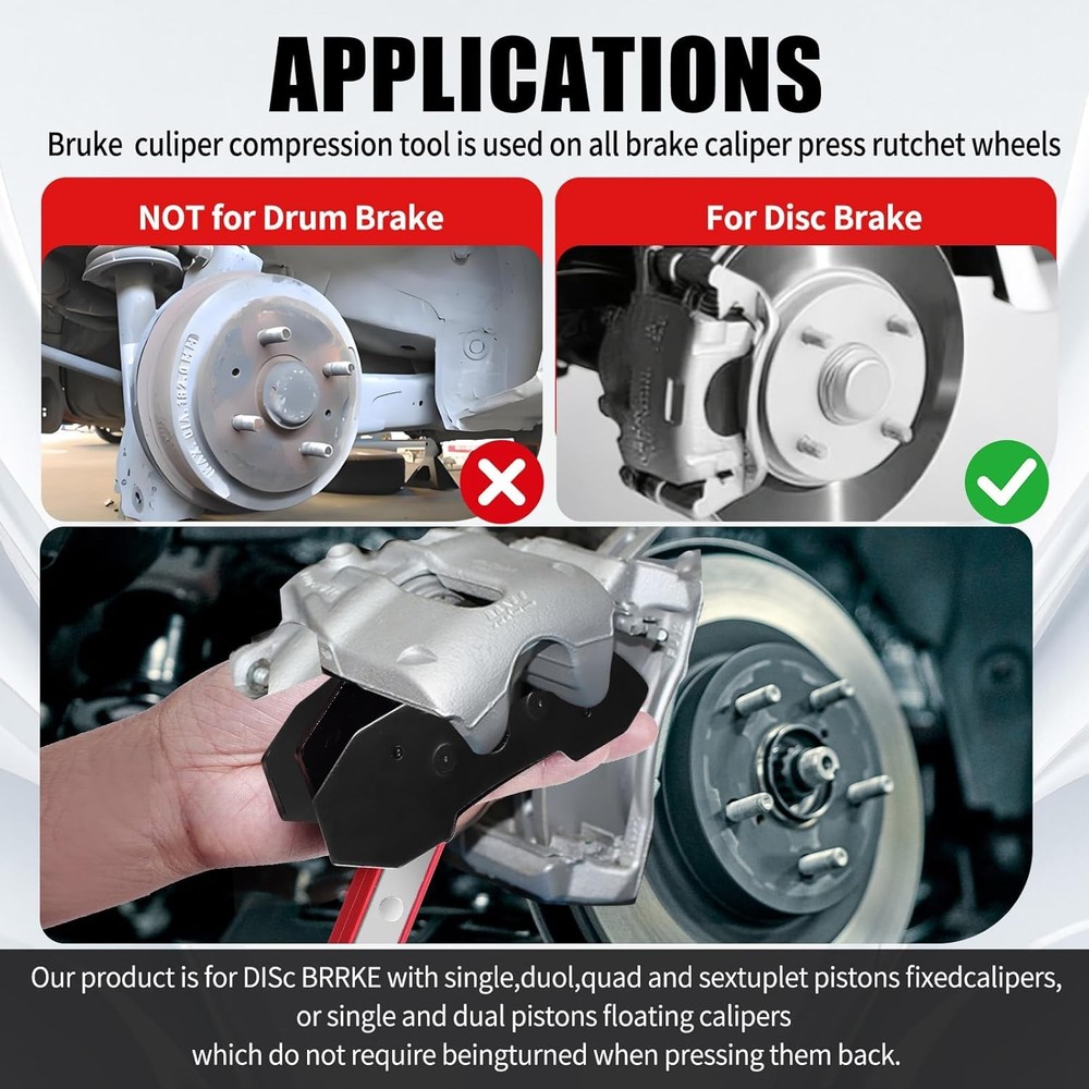 Brake Tools, Brake Caliper Compression Tool, Brake Caliper Tool, Caliper Piston