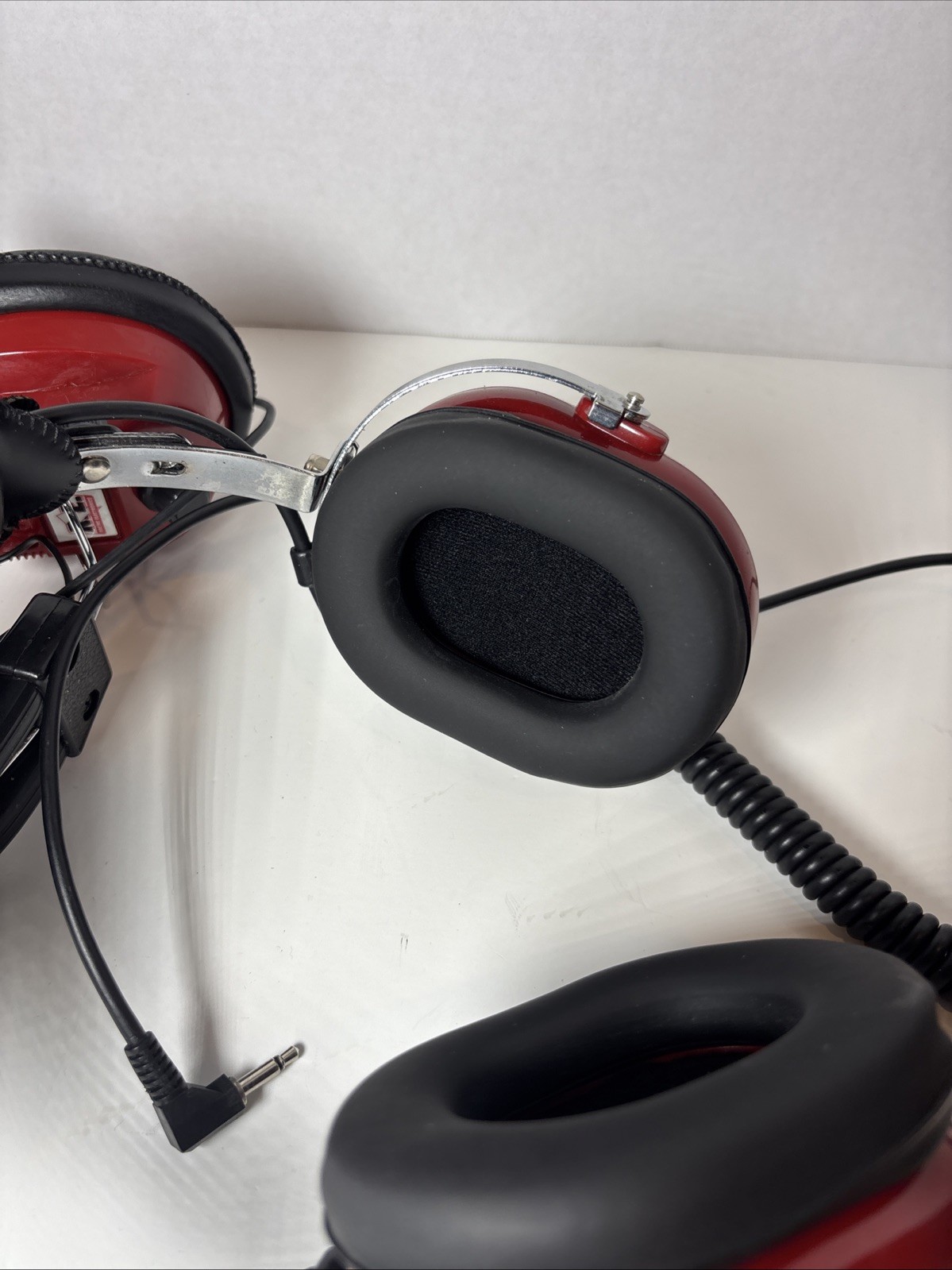 R.E. Racing Electronics RT-24 Headphone Plus 1 - Tested & Working NASCAR 2 Pair