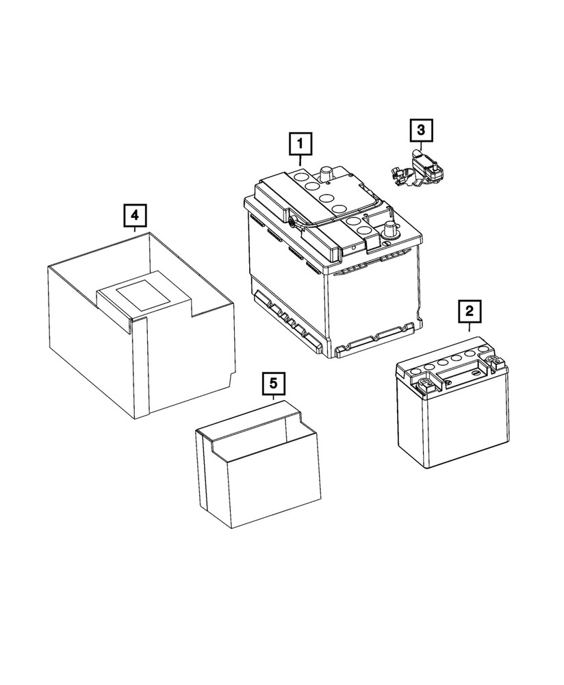 Genuine Mopar Battery Shield 68309591AA