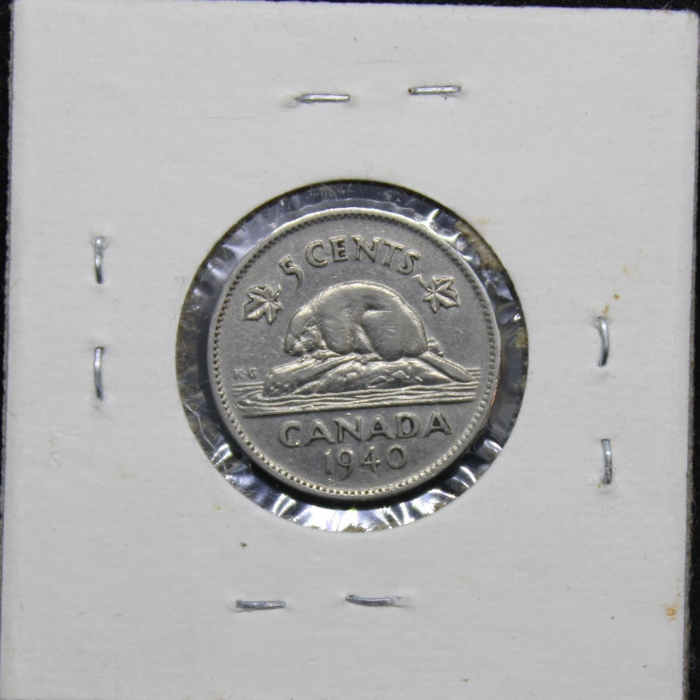 1940 Canada 5 Cents