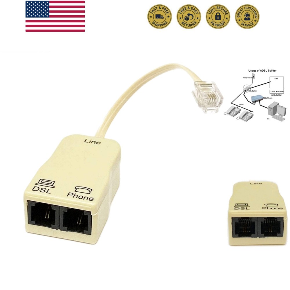 in-line DSL Filter w/Splitter