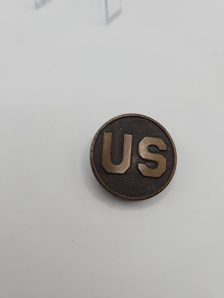 WW1 WWI US Army Military US Enlisted Collar Disc Screw Back Free Shipping