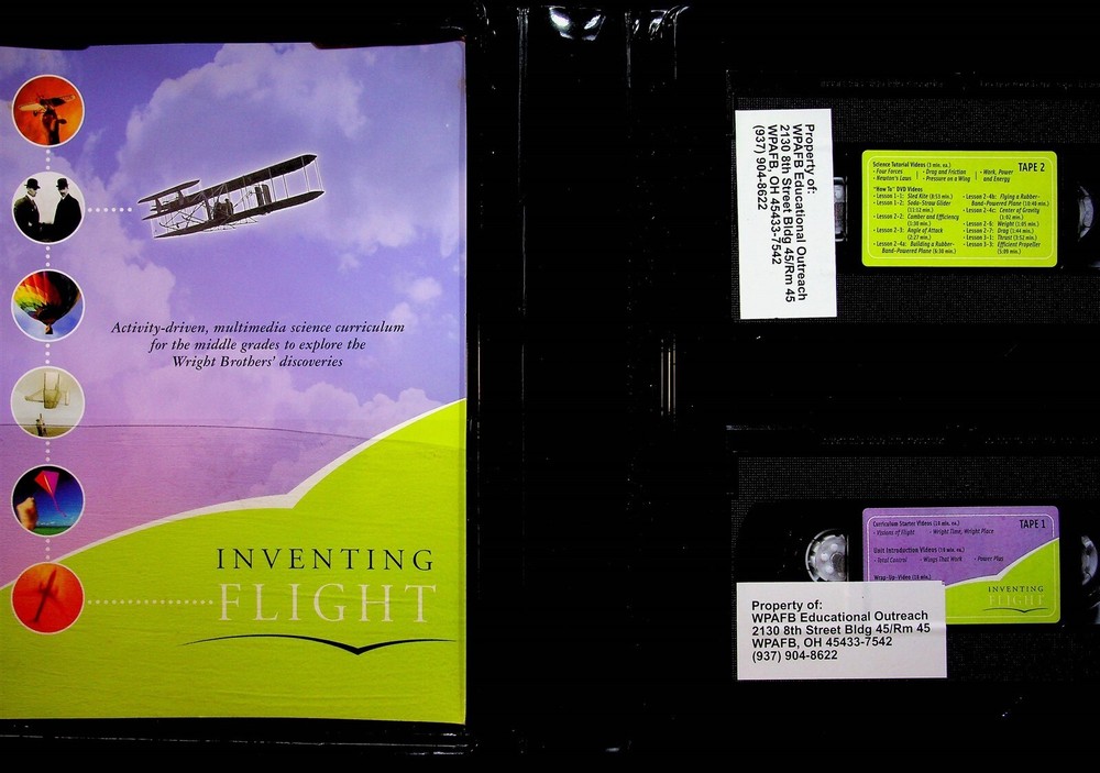 Wright Brothers Multimedia Science Project Middle Grade VHS Set Inventing Flight