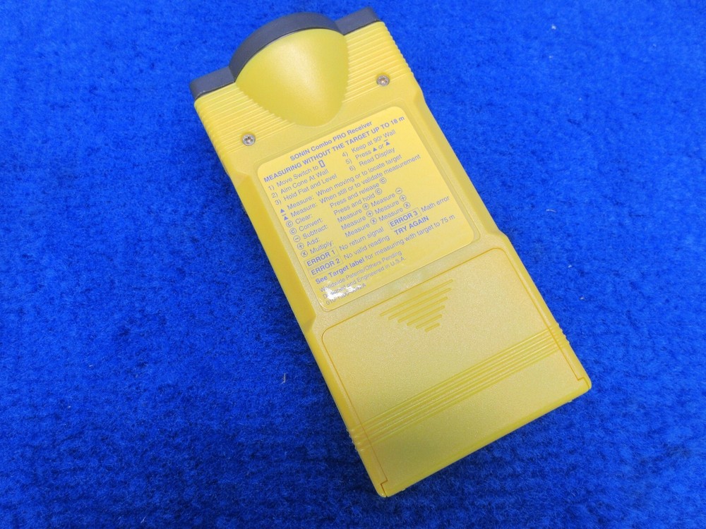 Sonin Multi-Measure Combo Pro Electronic Distance Measuring Tool Case Manual