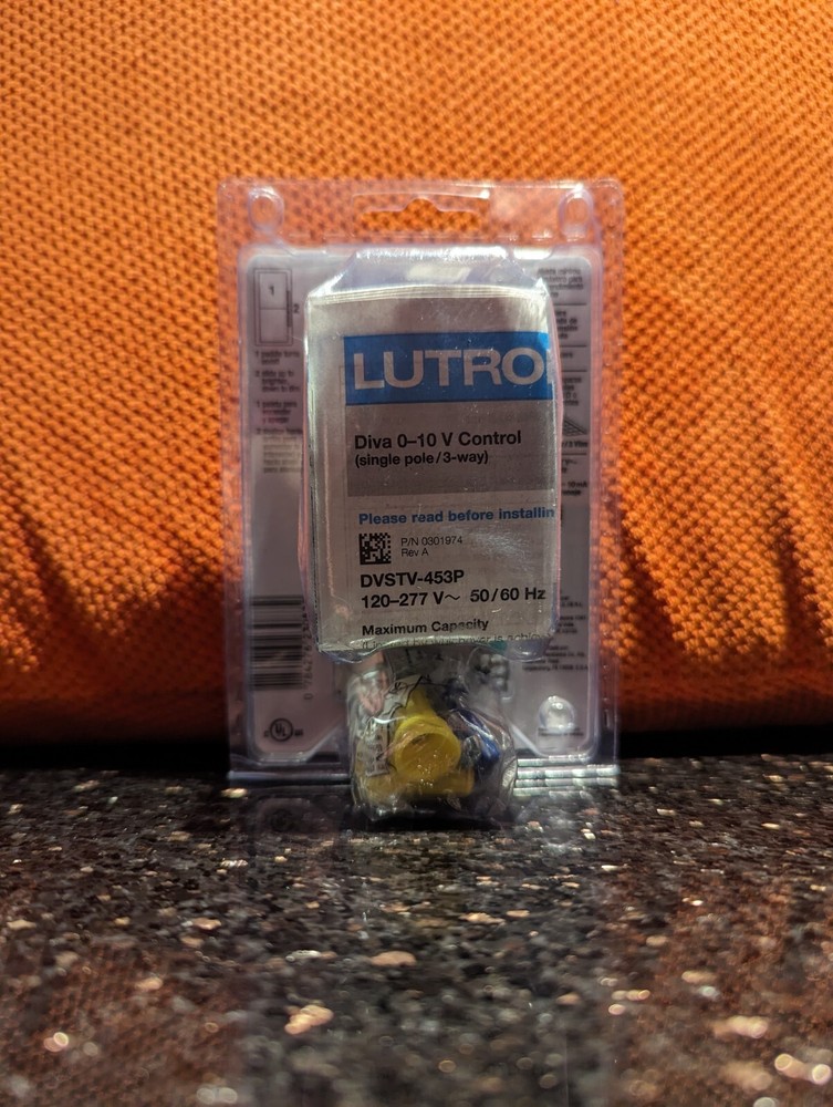 Lutron DVSTV-453PH-WH Diva 0–10 V Control Dimmer