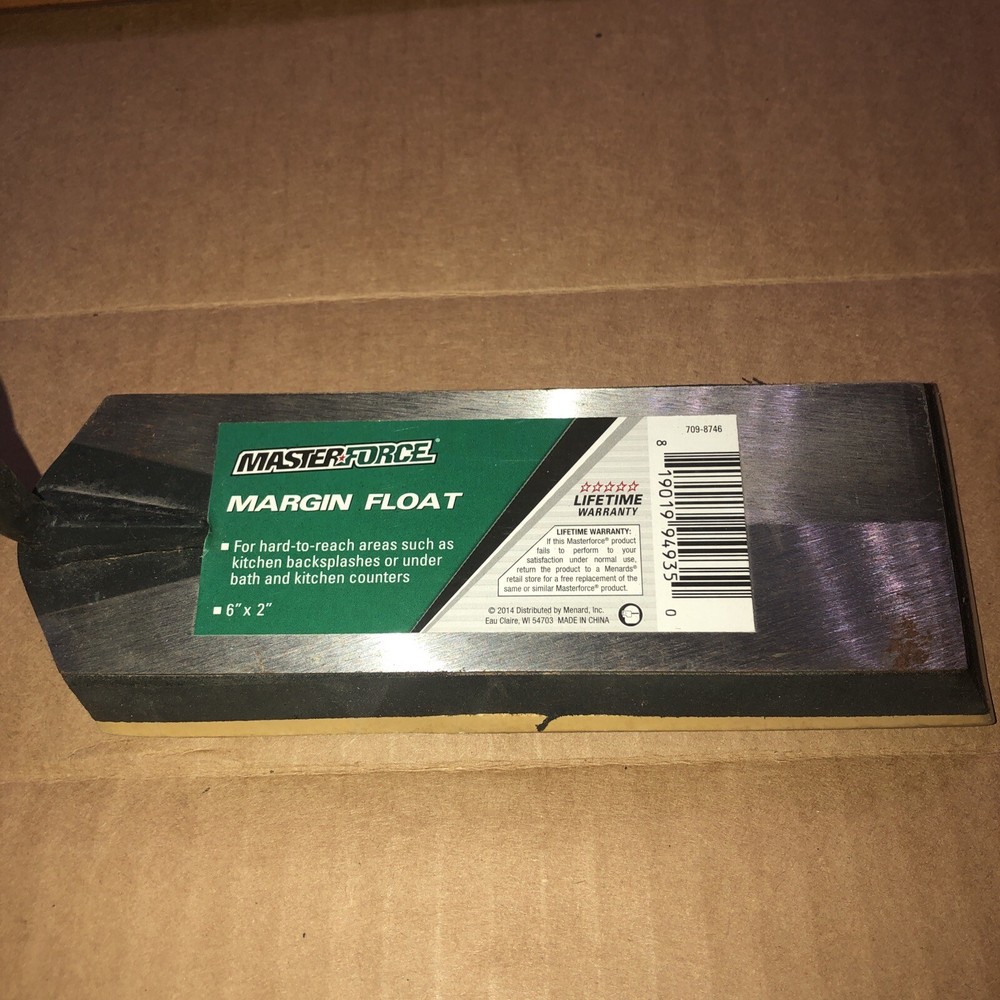 Master Force ( Menards ) 6in X 2in Margin Float !