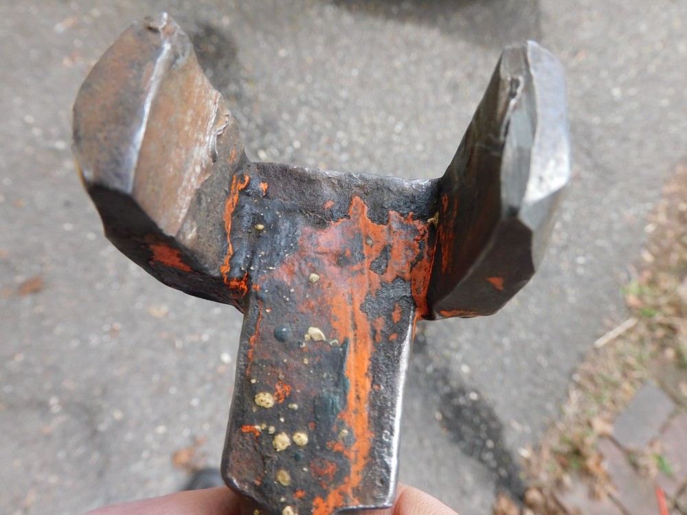 VINTAGE WAGON WHEEL HUB NUT TOOL BLACKSMITH MADE