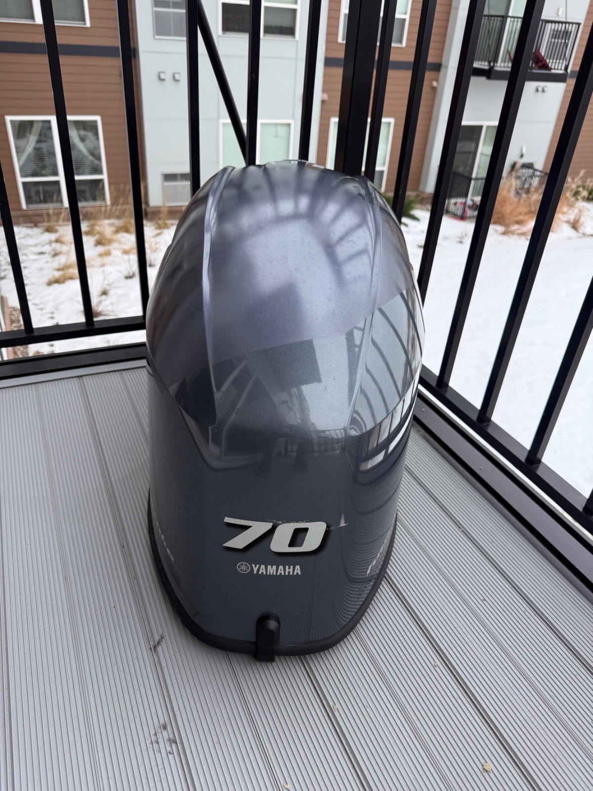 Yamaha F70 top cowling from 2023 engine