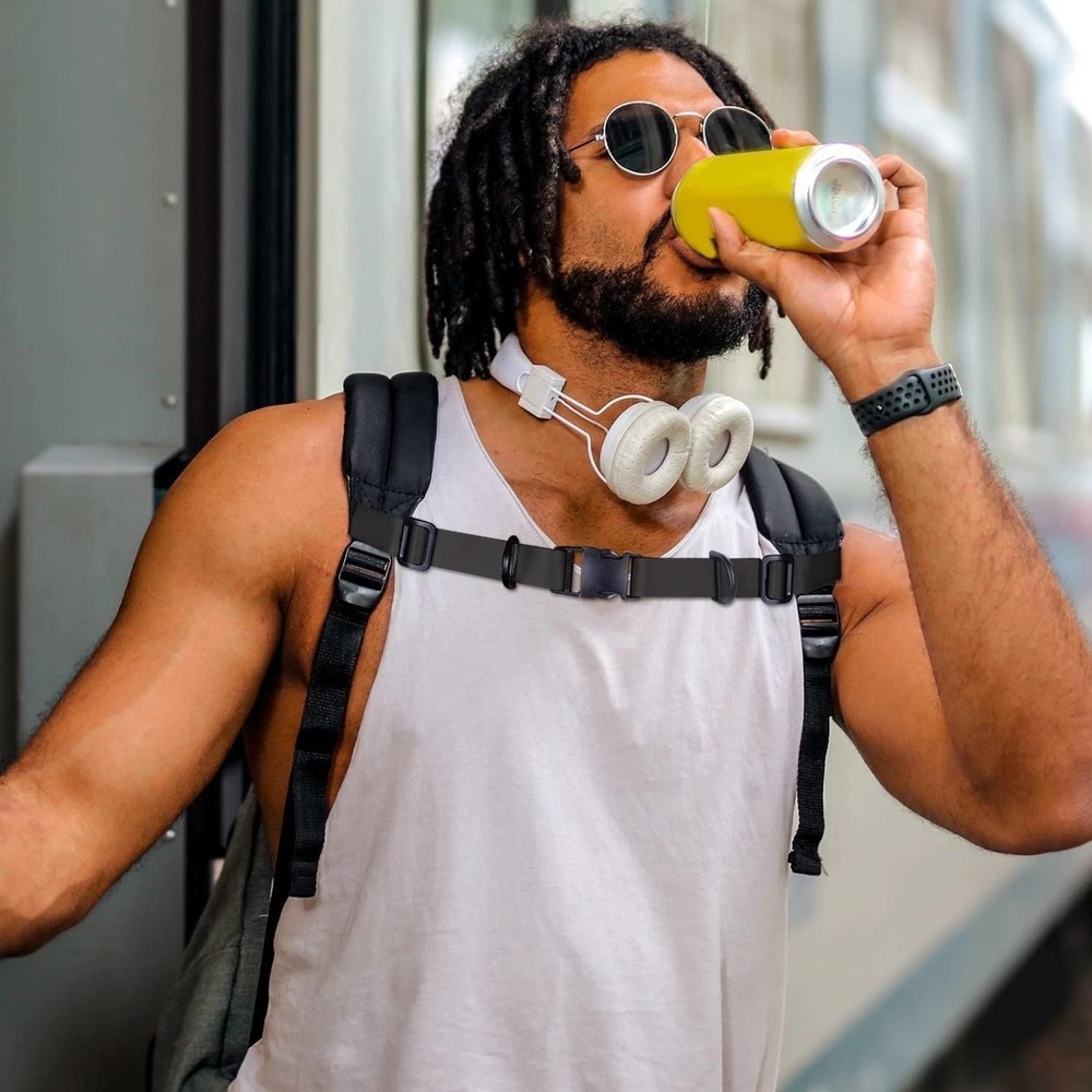 Durable Backpack Sternum Strap with Adjustable Length for Outdoor Activities