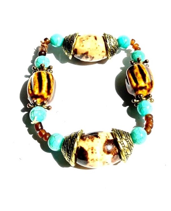 Beaded Stretch Bracelet Take The Beach To Work