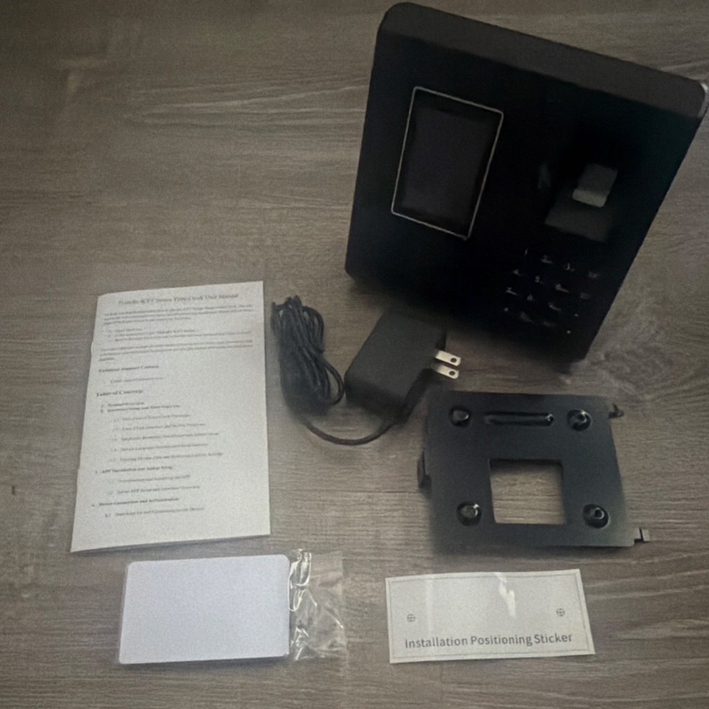 Face/Finger/Card Biometric Time Attendance Clock USB Desktop Hanging Model