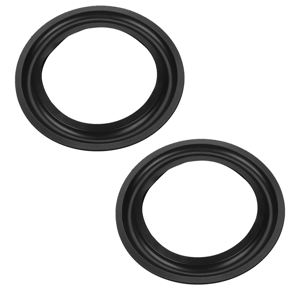 2 Speaker Rubber Edge Black 4'' Repair Part Replacement
