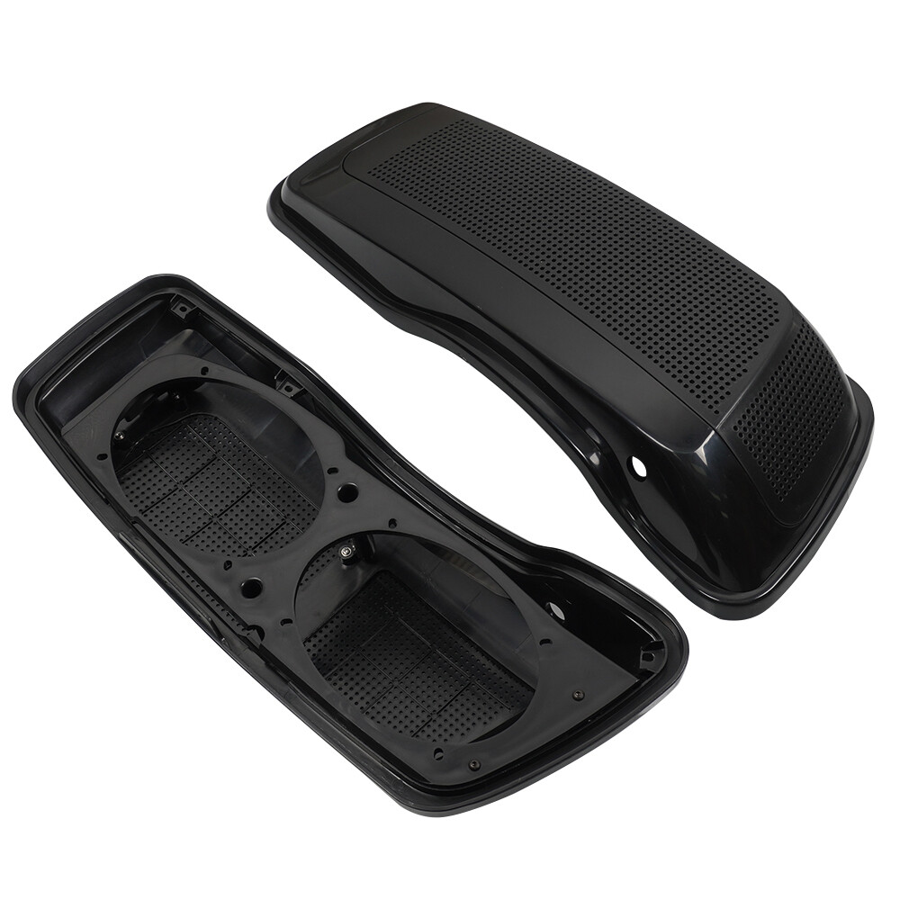 Unpainted Dual 6x9" Speaker Saddlebag Lids For 2014-Up Harley Touring Road Glide