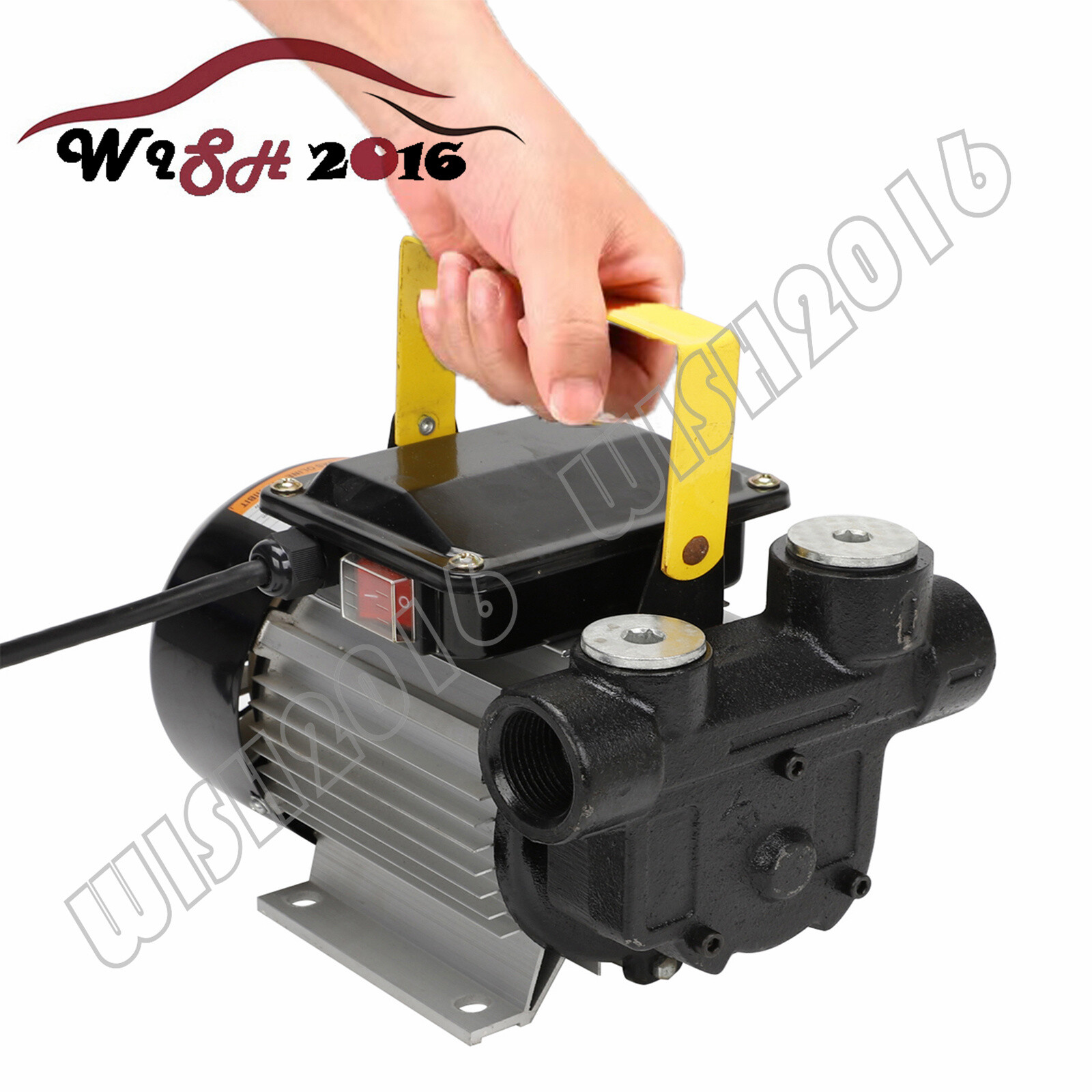 16GPM 550W Oil Diesel Fuel Transfer Pump Self Priming 110V AC 60L/min Pump