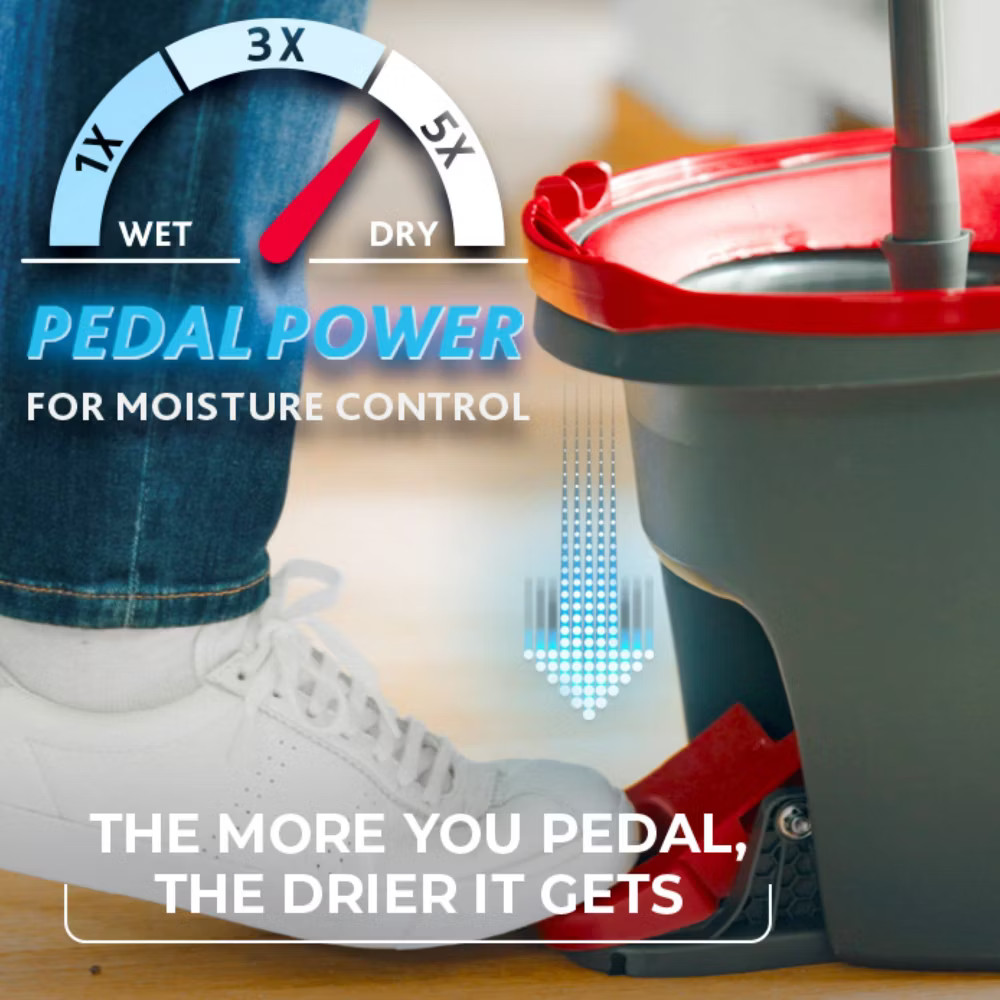 O-Cedar EasyWring Spin Mop and Bucket System