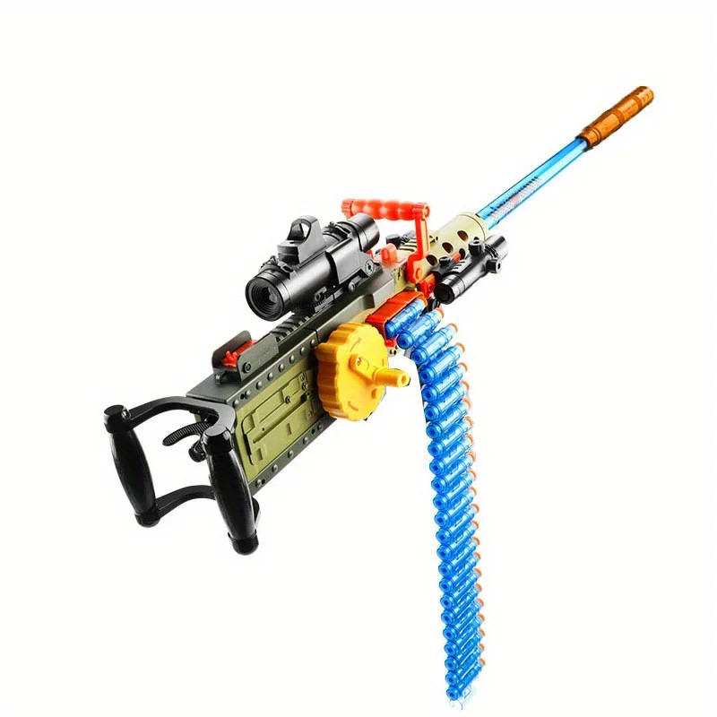 M2 Heavy Machine Gun Toy, Manual/electric Function, Simulation Soft Bullet Gun