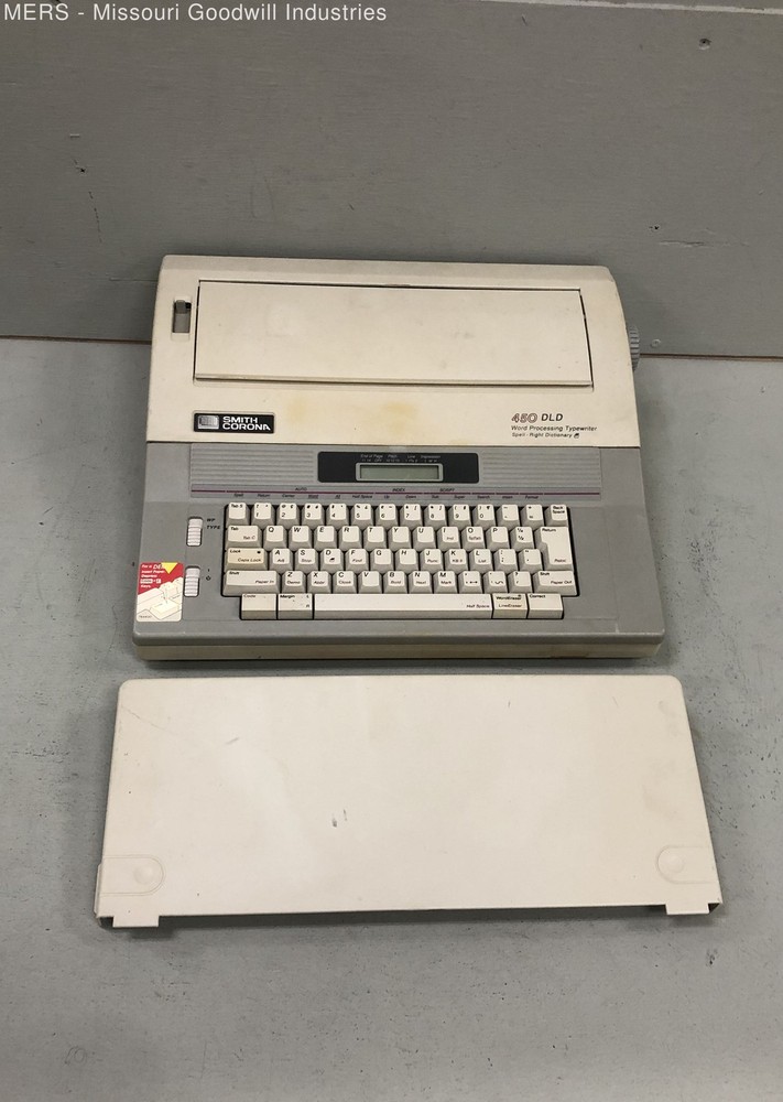 Smith Corona Beige Electronic Display Office Typewriter