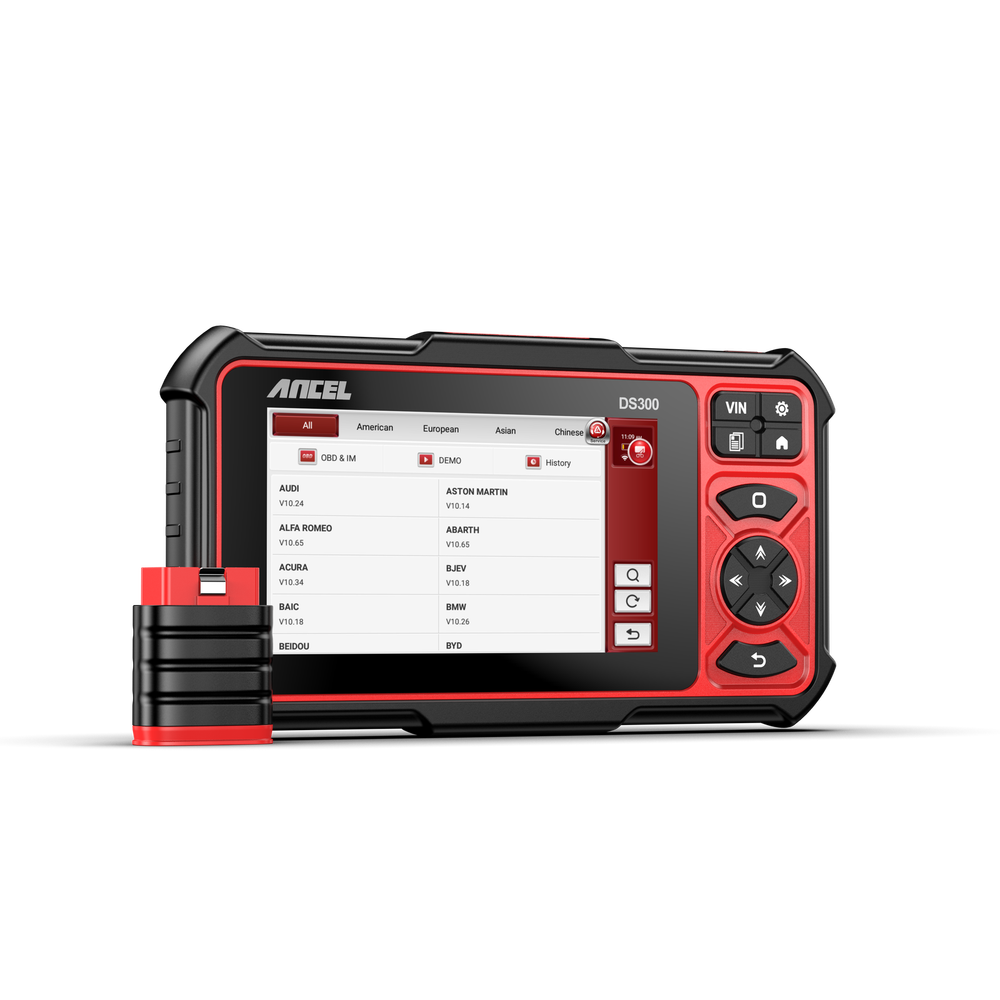 ANCEL DS300 Car OBD2 Scanner Bi-directional Scan Tool Full System E-CU Coding