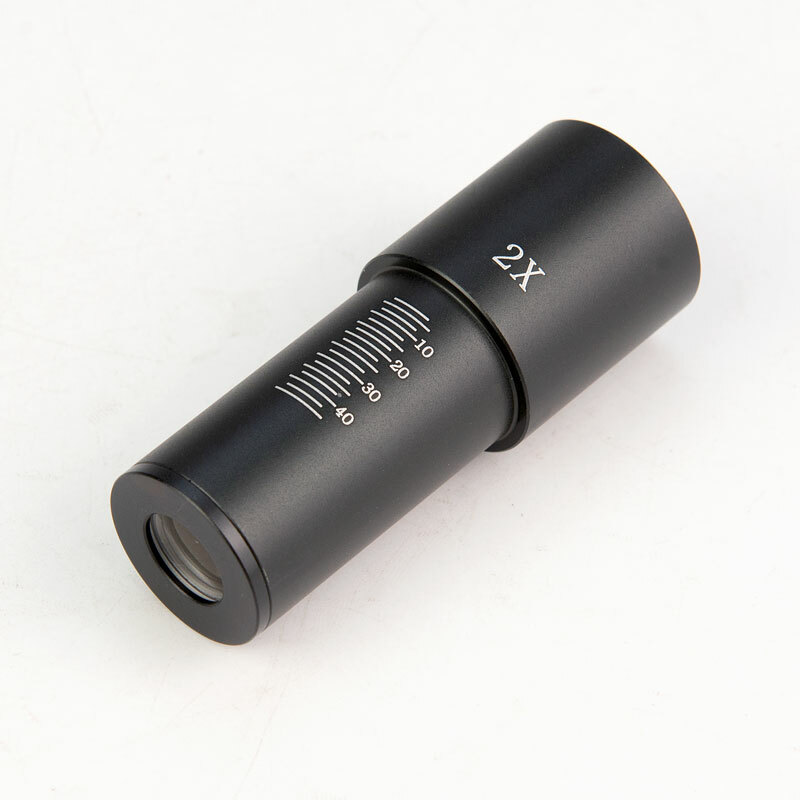 1pc 2X Microscope Barlow Eyepiece Magnification lens for Biological Microscope